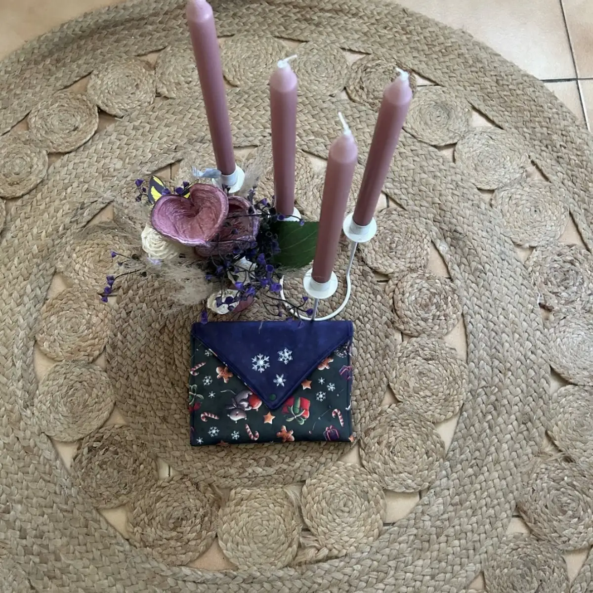 Pochette cadeau en tissu